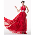 Grace Karin Backless Com Sequins De Pavimento Com Comprimento De Vestido De Noiva Vermelho Longo CL6184